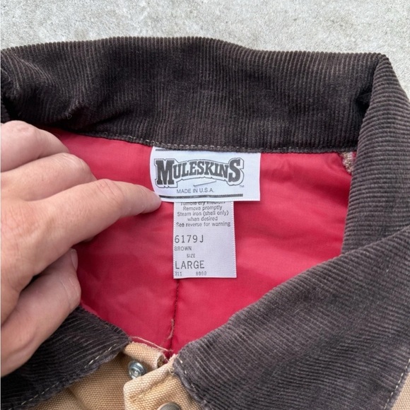 Vintage Muleskin Quilted Chore Coat - Picture 6 of 7